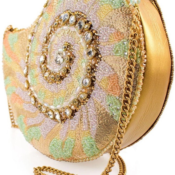 Mary Frances Gold Nautilus Clutch - Picture 4 of 7